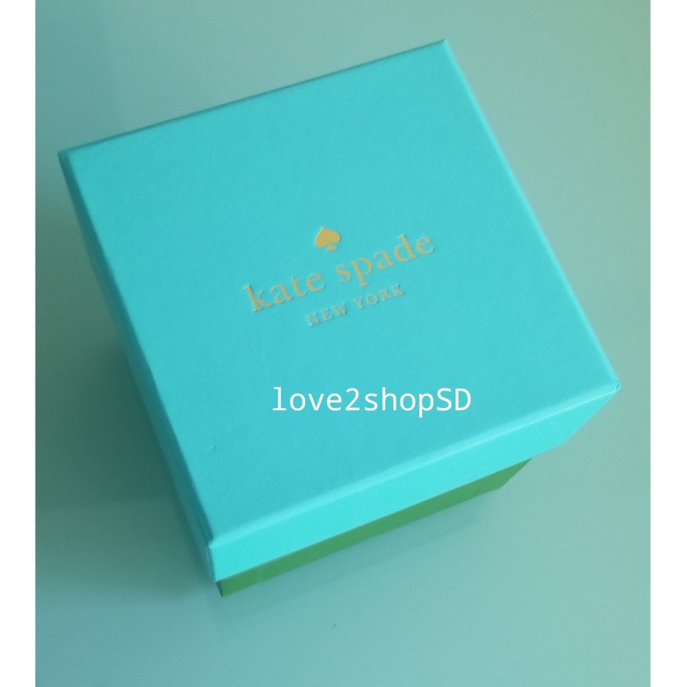 Kate Spade New Metro Leather Strap Watch Champagne at Midnight NWT - Picture 5 of 8